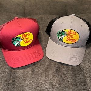 Two Men’s Bass Pro Shops Hats
